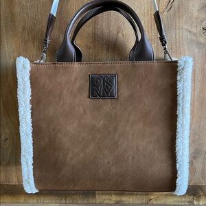Donna Karan NYC | Medium Hadlee Tote w/ Faux Fur